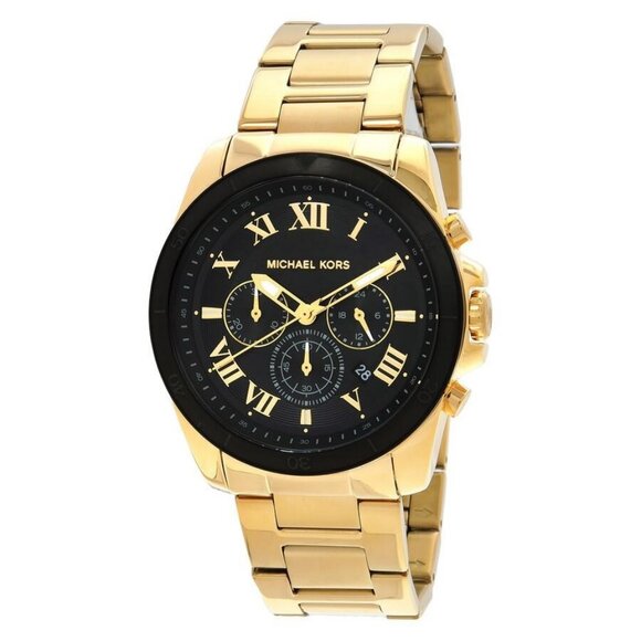 NWT Authentic Michael Kors Alek Chronograph Quartz Black Dial Men's Watch - Picture 1 of 3